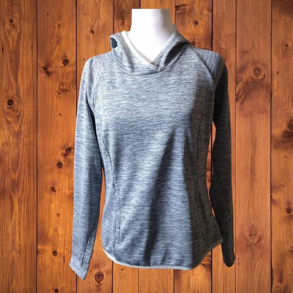 Columbia Women's XS Long Sleeve Pullover Gray Hoodie  Thumbholes Outdoor Casual